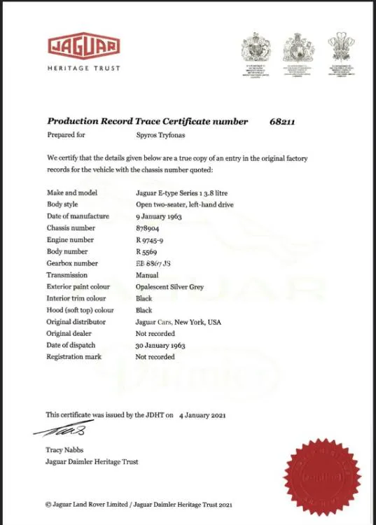 Jaguar E Type 1963 for Sale in Dubai Image-2