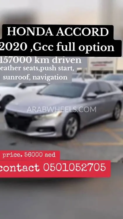 Honda Accord 2020 for Sale in Sharjah Image-2