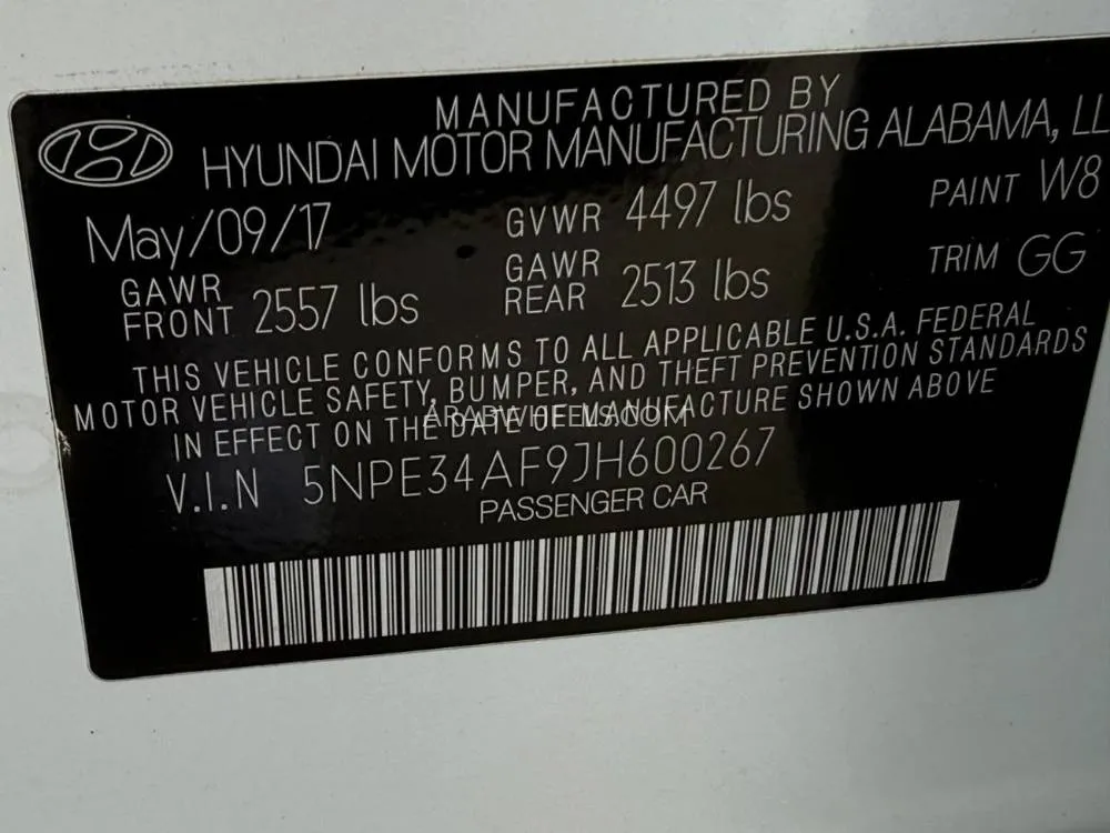 Hyundai Sonata 2018 for Sale in Sharjah Image-3