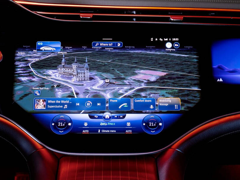 Mercedes Benz EQS 2025 Interior 