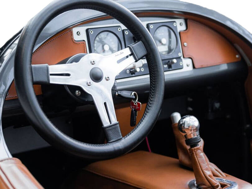 Morgan 3 Wheeler Interior 